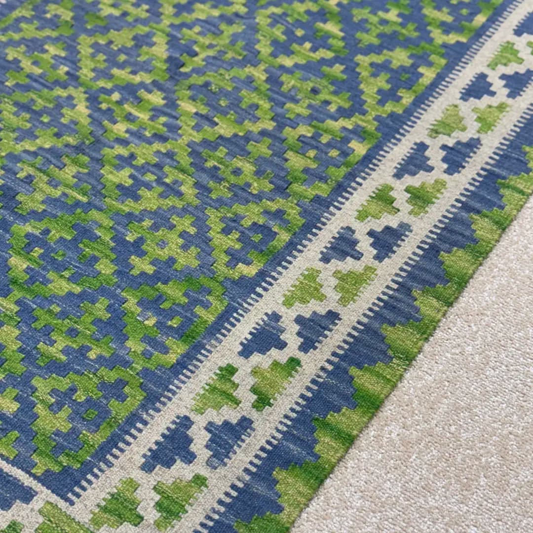 گلیم 1.5*1 پشم گوسفندی کد 0016 — تصویر ۷