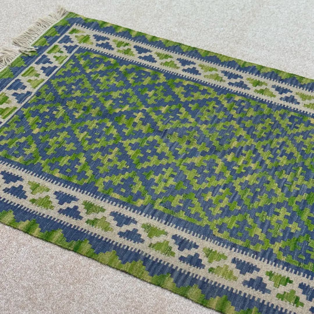 گلیم 1.5*1 پشم گوسفندی کد 0016 — تصویر ۵