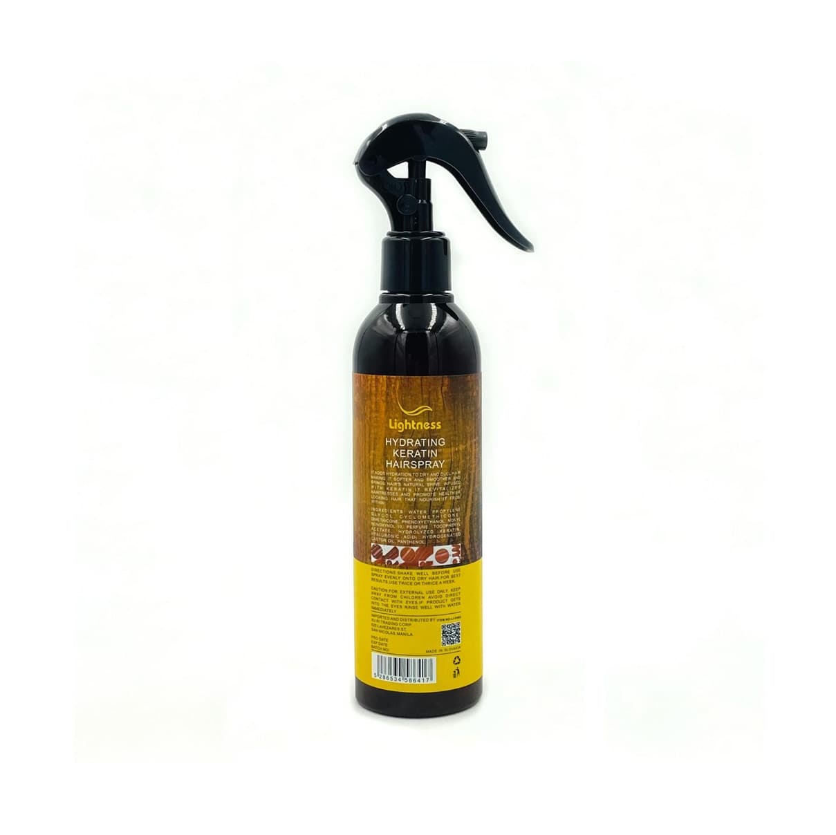 اسپری دوفاز مو لایتنس حاوی روغن آرگان طبیعی lightness argan oil conditioner spray — تصویر ۳
