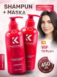پک VIP شامپو و ماسک مو کراتین کویین Keratin Queen VIP Pak — تصویر ۴