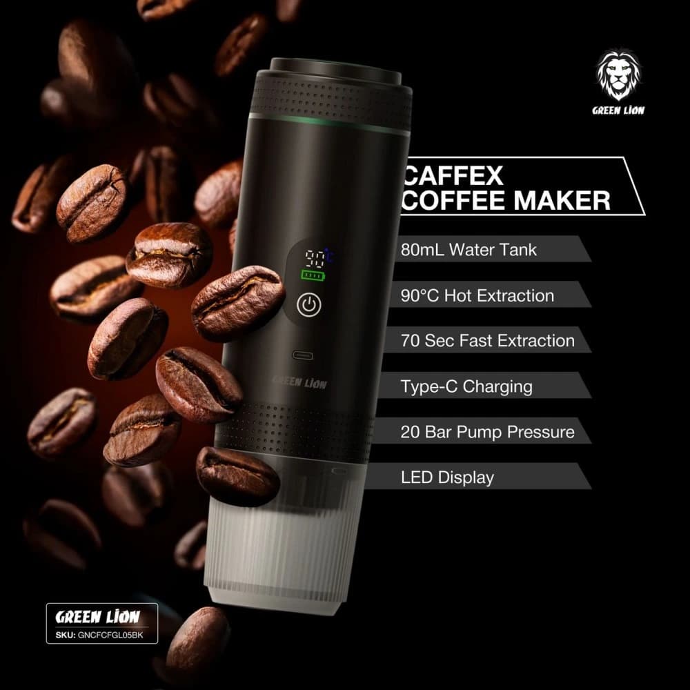 دستگاه قهوه ساز قابل حمل گرین لاین مدل Green Lion Coffee Maker CAFFEX — تصویر ۴