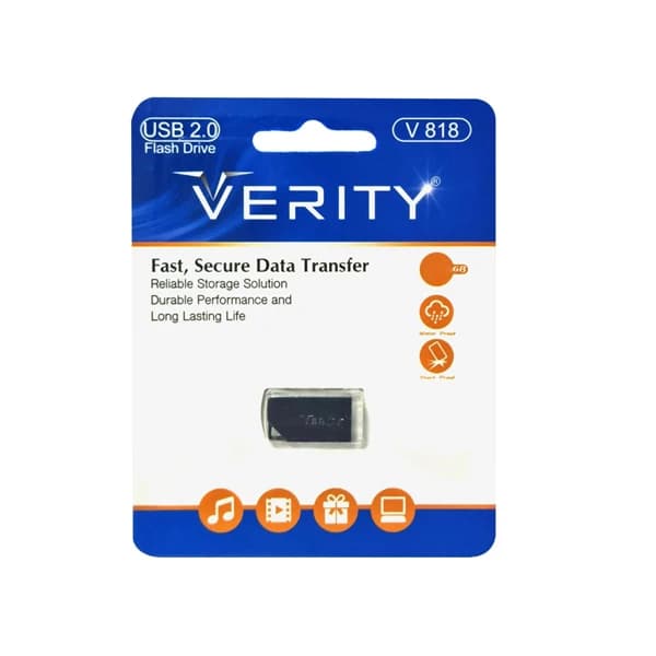 فلش مموری 64 گیگابایت وریتی مدل V818، دارای رابط USB 2.0،