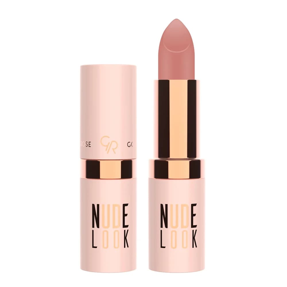 رژ لب جامد و مات گلدن رز سری Nude Look شماره 1 رنگ Coral Nude — تصویر ۱۱