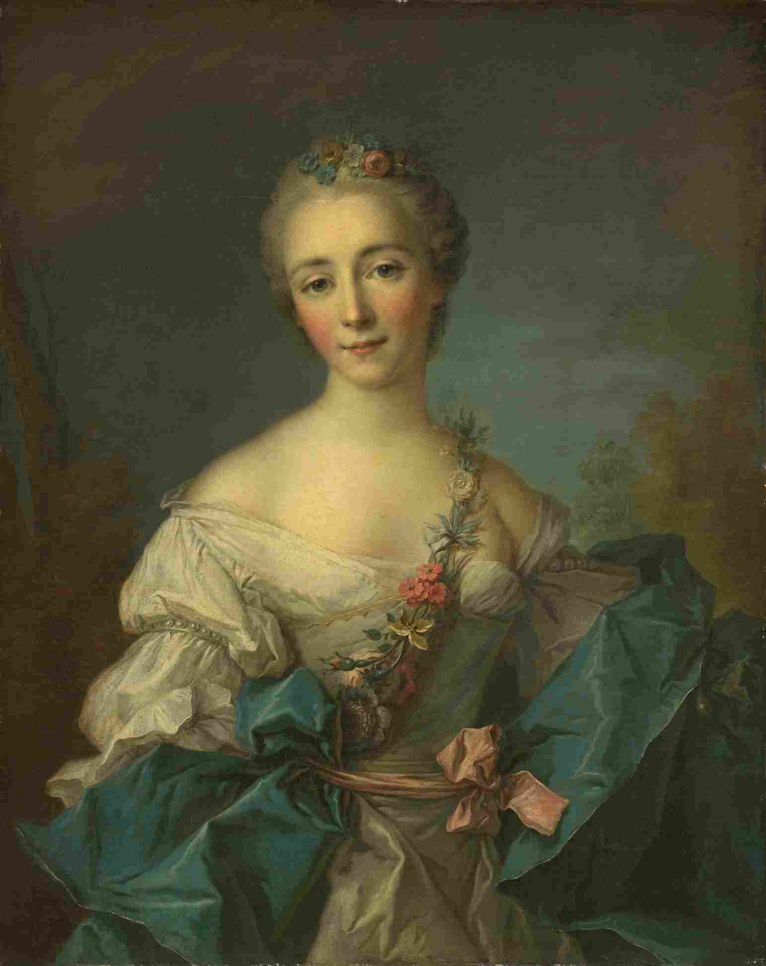 نقاشی after Jean-Marc Nattier – Portrait of a Young Woman