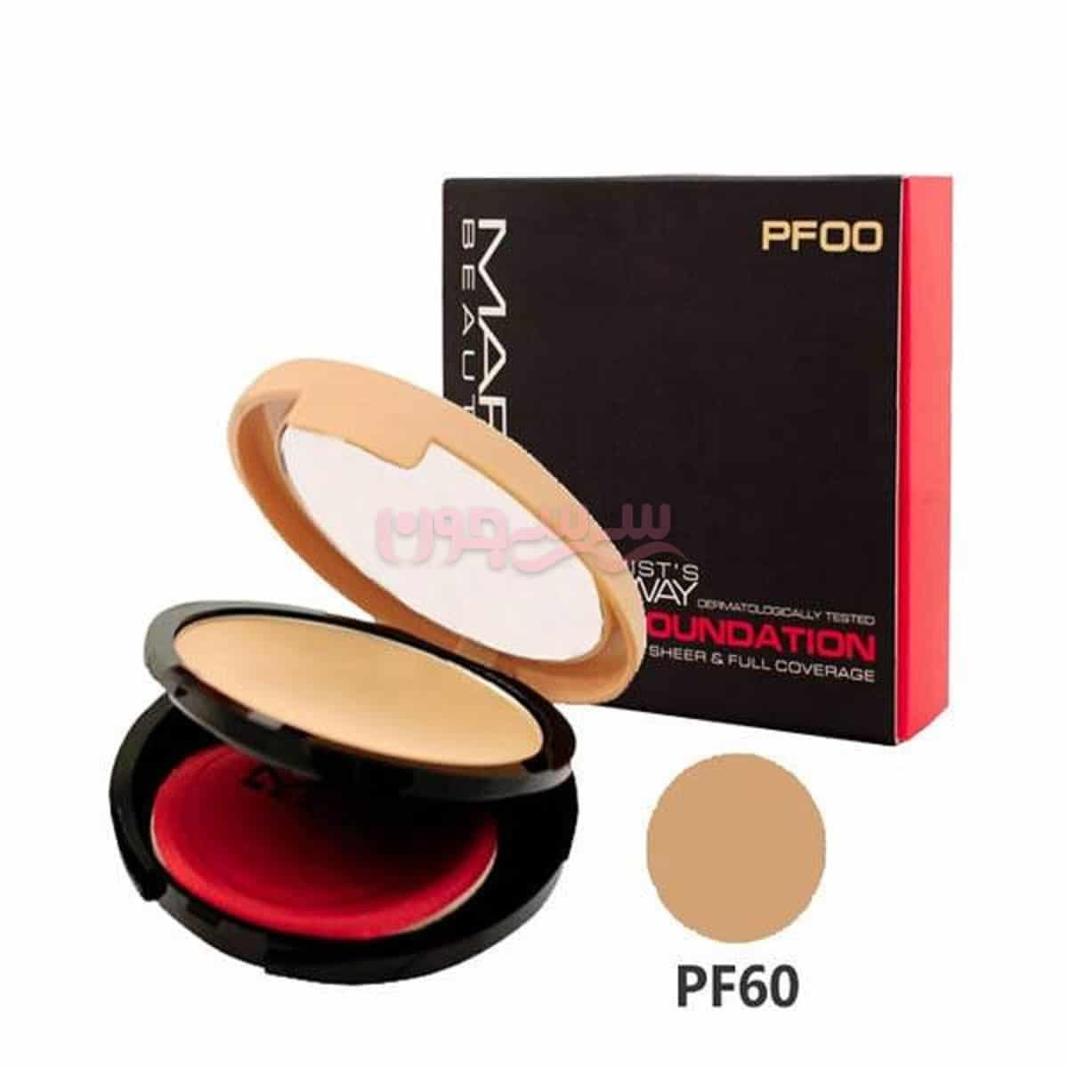 پنکک مپ بوته مدل ابریشمی شماره PF60