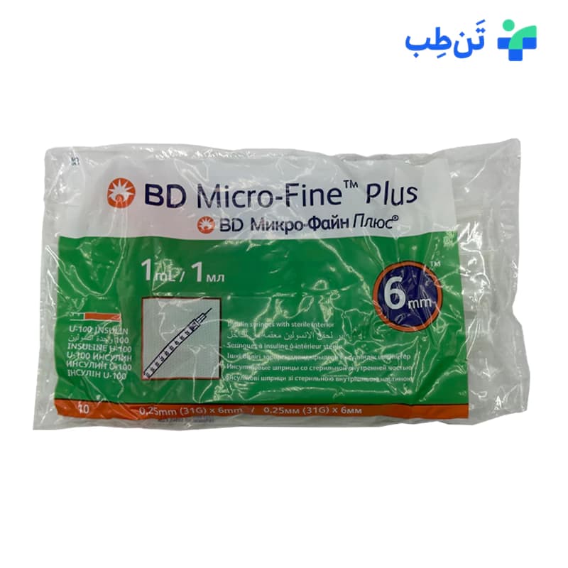 سرنگ انسولین BD سایز 1 بسته 10 عددی — تصویر ۲