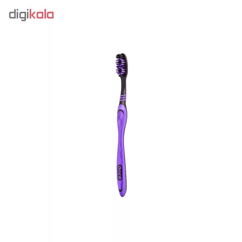 مسواک اورال-بی مدل ALLROUNDER BLACK با برس متوسط — تصویر ۲