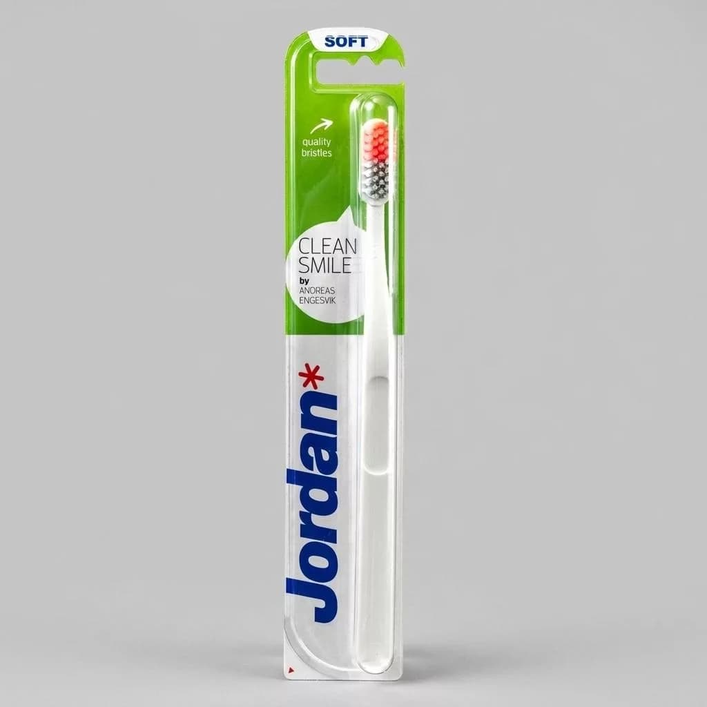 مسواک جردن مدل Clean Smile با برس نرم