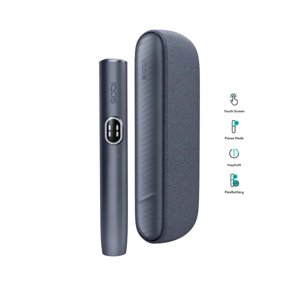 دستگاه آیکاس ایلوما مدل آی رنگ مشکی نیمه شب IQOS ILUMA i System Midnight Black — تصویر ۶