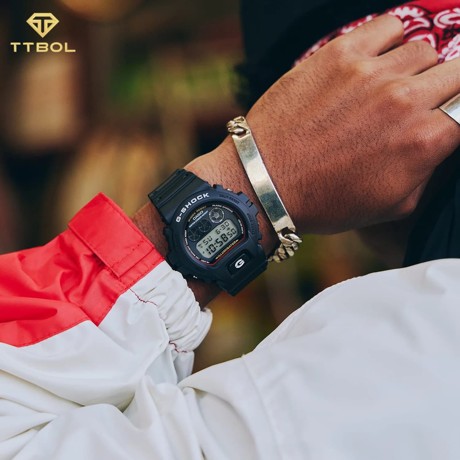 ساعت مچی مردانه کاسیو جیشاک CASIO G-SHOCK DW-6900RL-1D — تصویر ۷