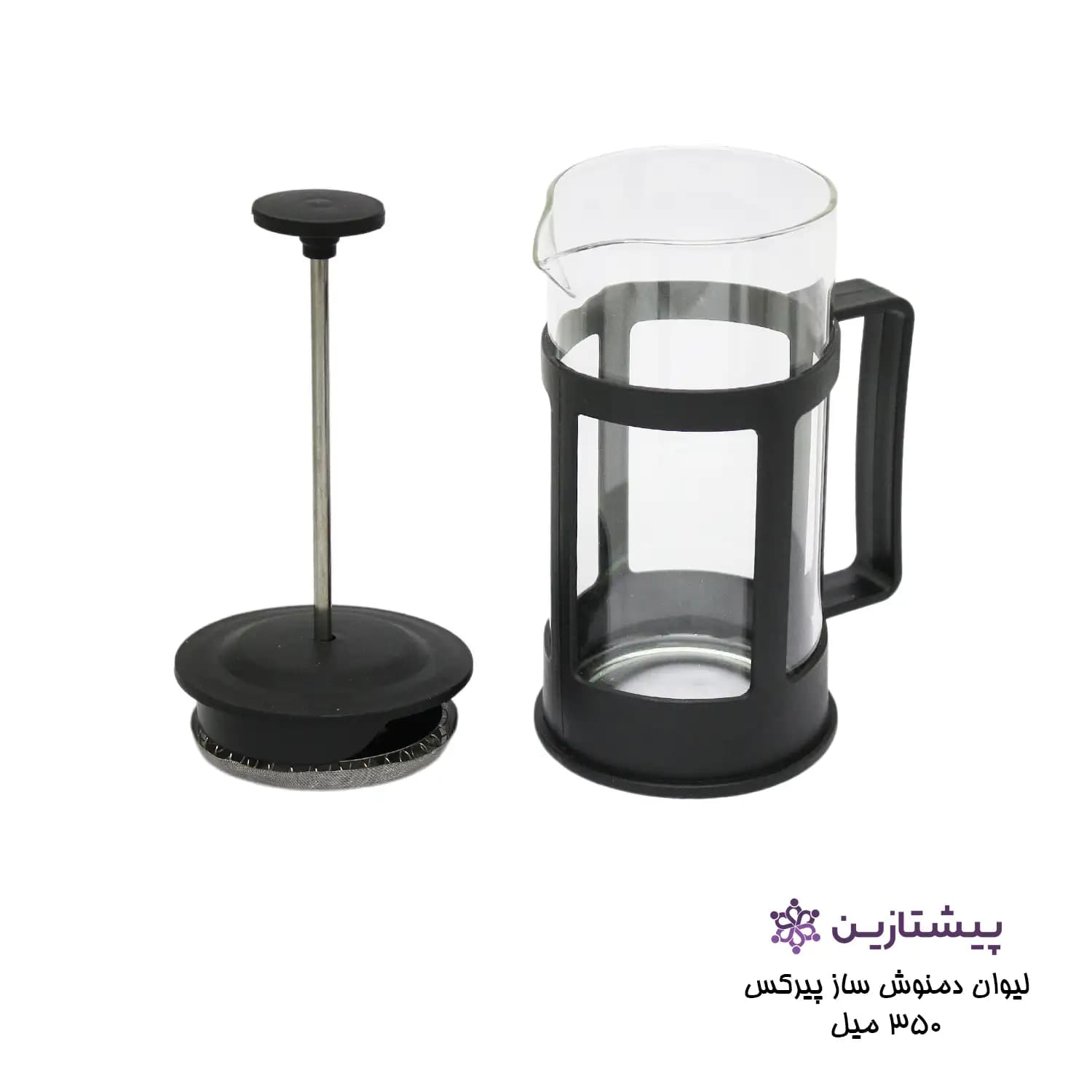 لیوان دمنوش ساز پیرکس 350 میلی لیتر مدل P2 — تصویر ۳