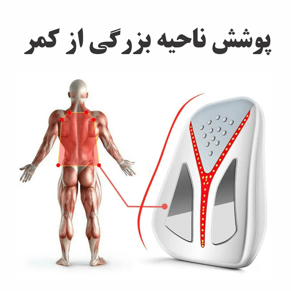 ماساژور هوشمند کمر Y (فیزیوتراپی کمر) کد SH06 — تصویر ۴