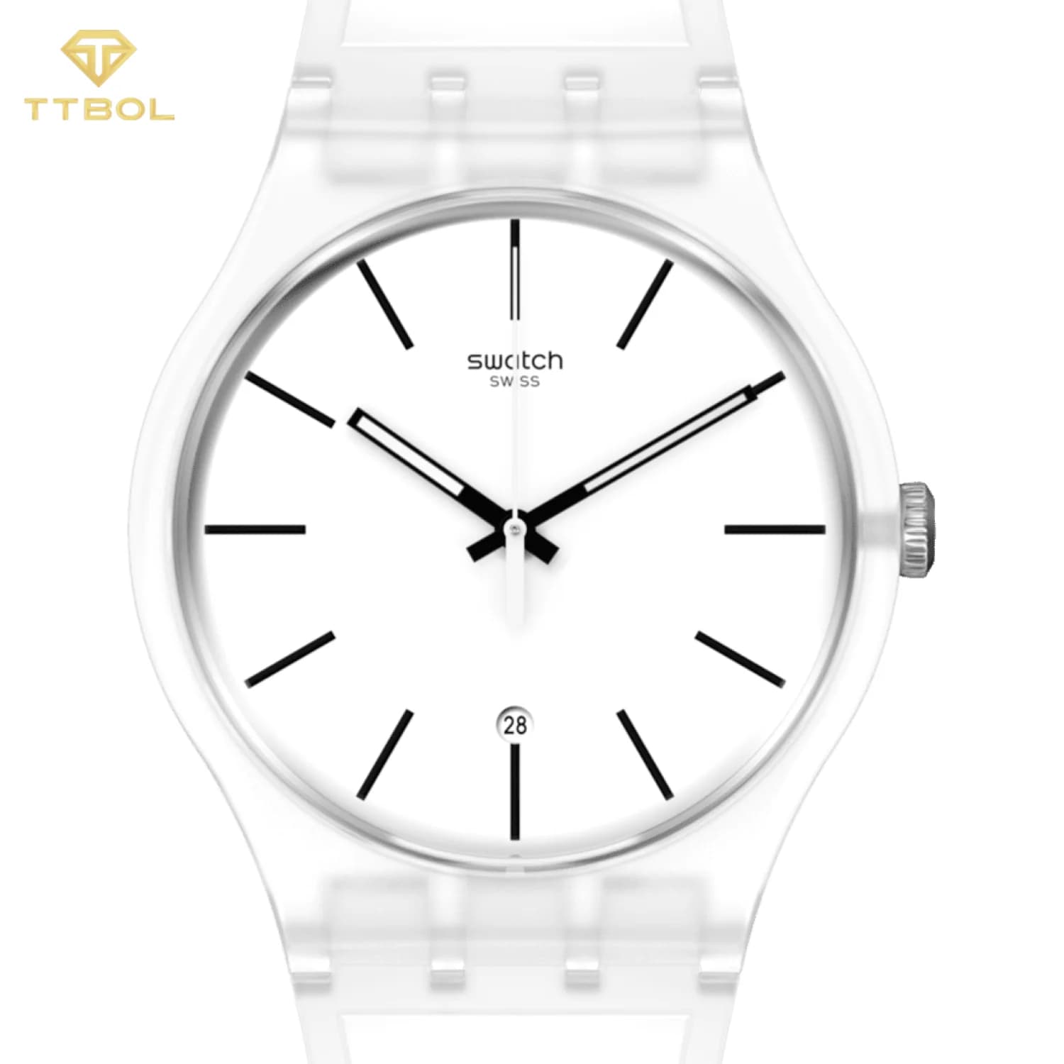 ساعت مچی سواچ SWATCH WHITE TRIP SO29K401 — تصویر ۳
