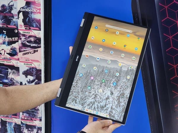 کروم بوک 15.6 اینچی ایسوس مدل Chromebook AX201D2W I3-1115 G4 8GB 128SSD — تصویر ۴