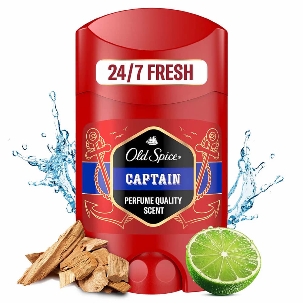 استیک ضد تعریق مردانه الد اسپایس مدل Captain حجم 50 میل — تصویر ۲