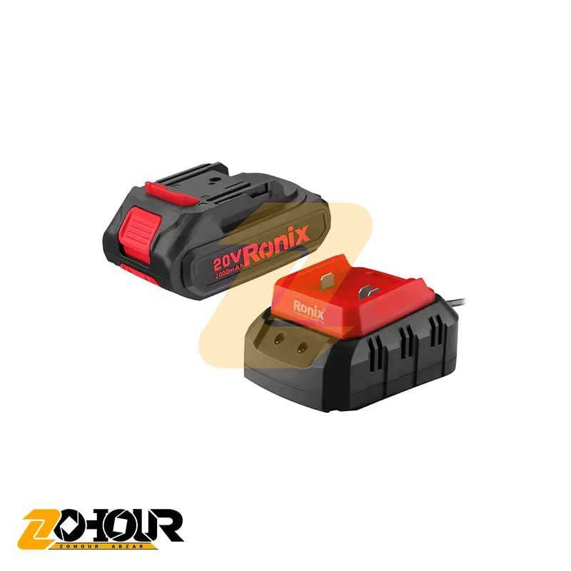 مینی کمپرسور شارژی رونیکس 20 ولت مدل Ronix 8605 — تصویر ۶