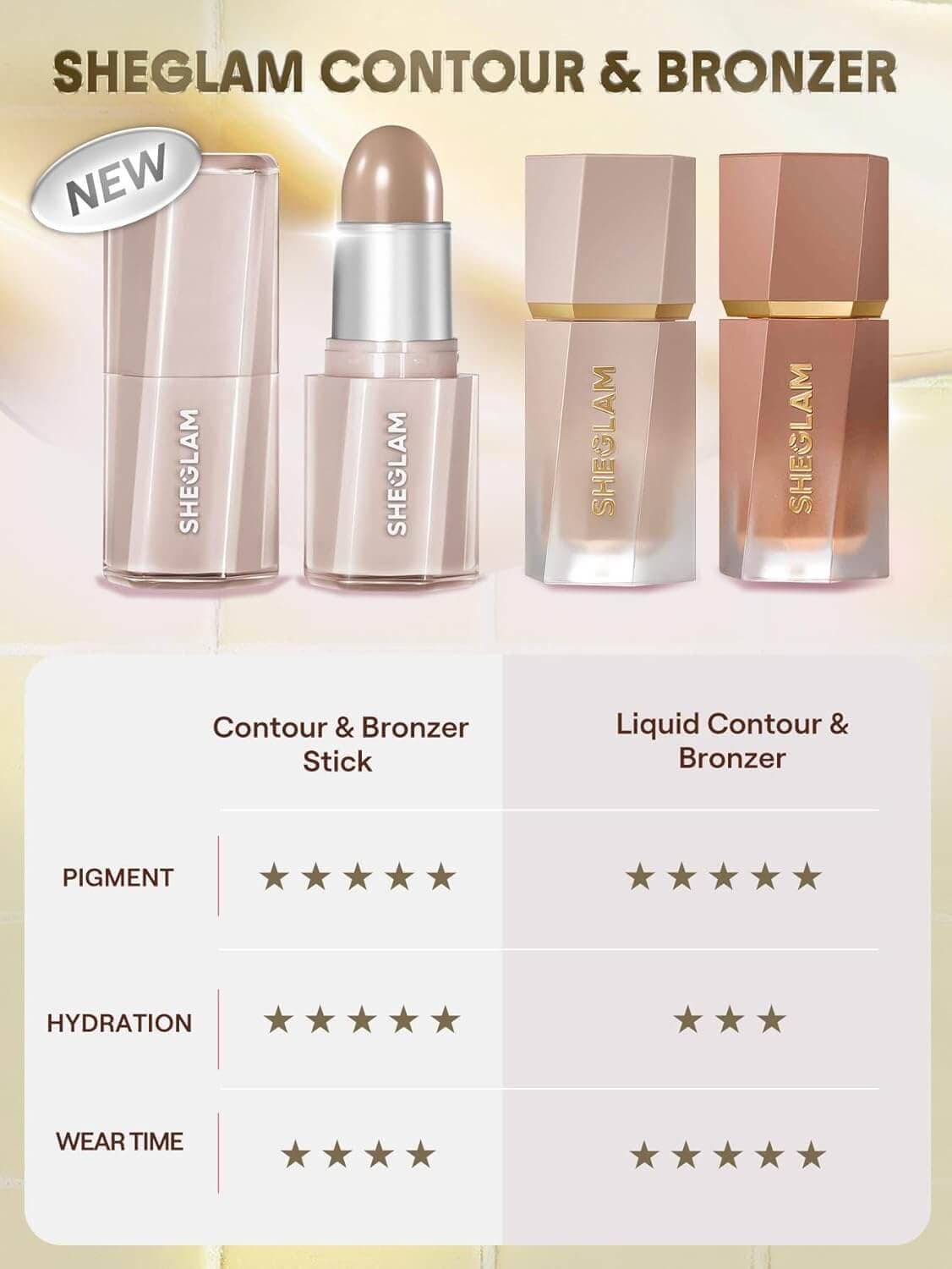 کانتور استیکی دو کاره شیگلم مدل Buttery Buff Contour & Bronzer Stick — تصویر ۲