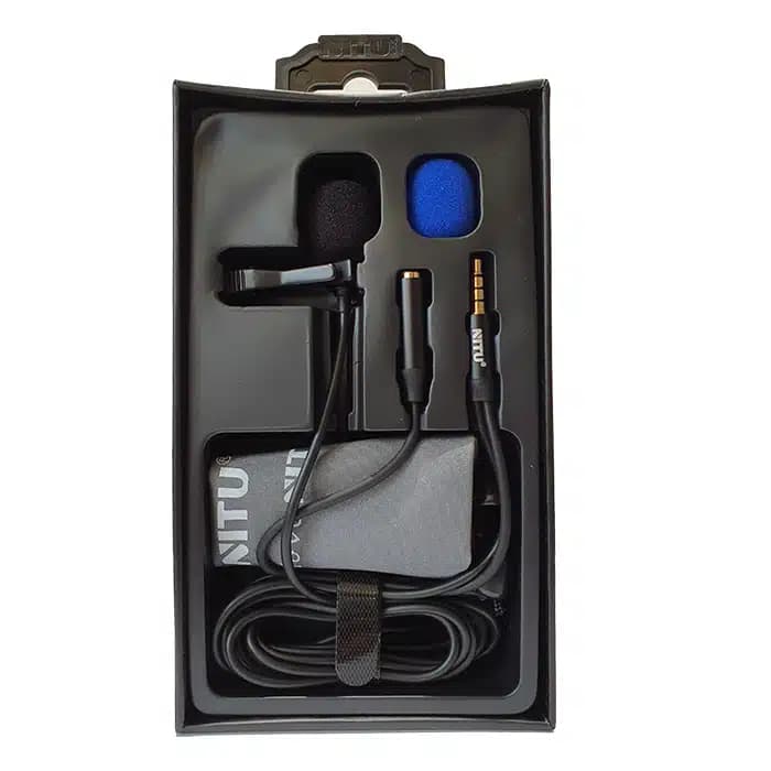 میکروفون یقه ای با جک 3.5 نیتو مدل NITU NM01 MICROPHONE 2M — تصویر ۲