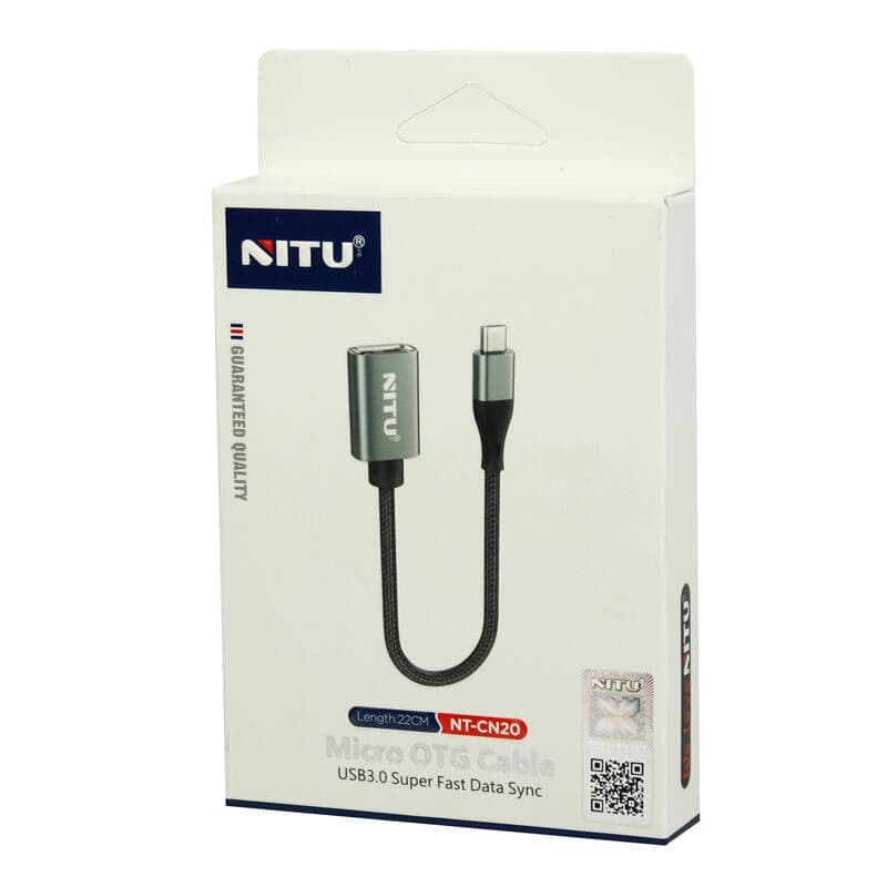 کابل او تی جی میکرو نیتو مدل NITU NT-CN20 Micro OTG — تصویر ۵