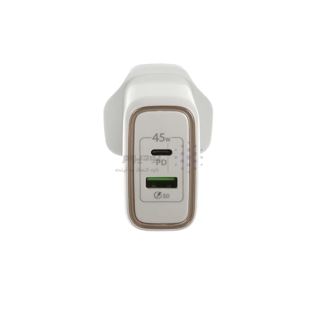 شارژر دیواری فست و PD دو پورت JBQ مدل HC-745 45W – سفید (گارانتی یکساله رصاصی) — تصویر ۷