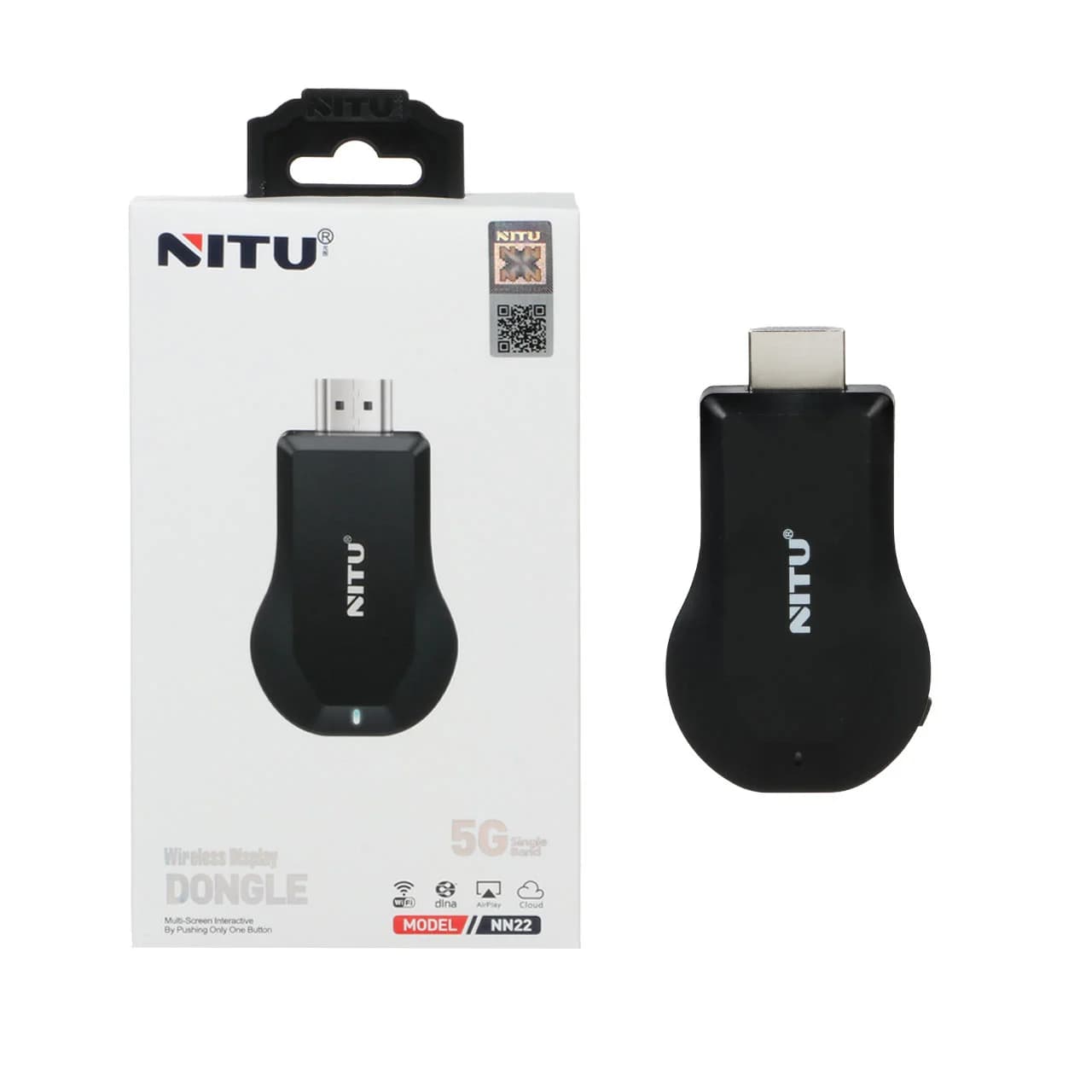 دانگل انتقال تصویر NITU مدل NN22 – مشکی (گارانتی شش ماه تعویض نیکان همراه)