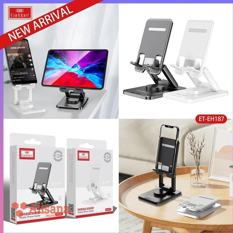 پایه نگهدارنده رومیزی موبایل ارلدام مدل ET-EH187 — تصویر ۴
