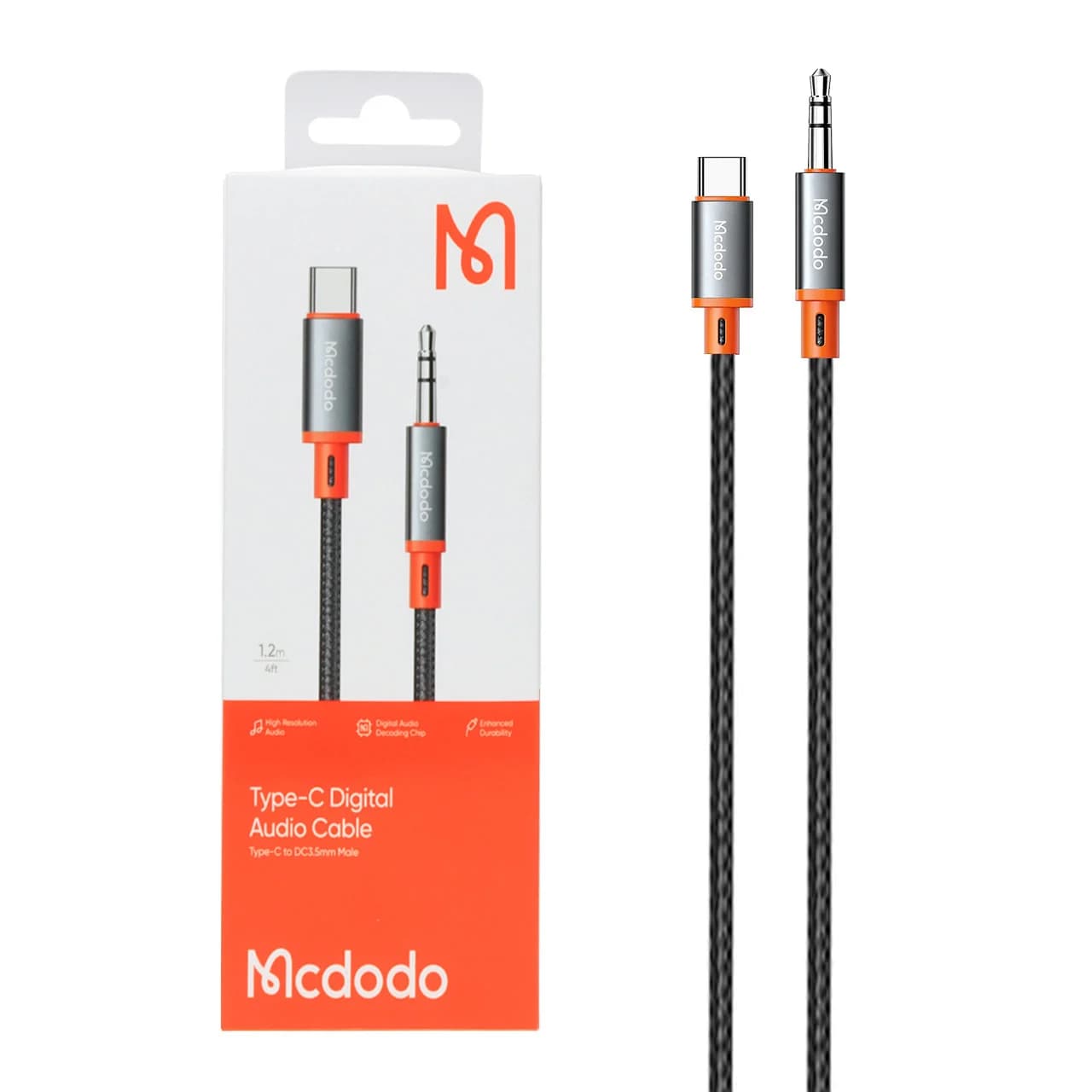 تبدیل Mcdodo Type-C TO AUX مدل CA-0820 – مشکی (گارانتی متین) – اصلی