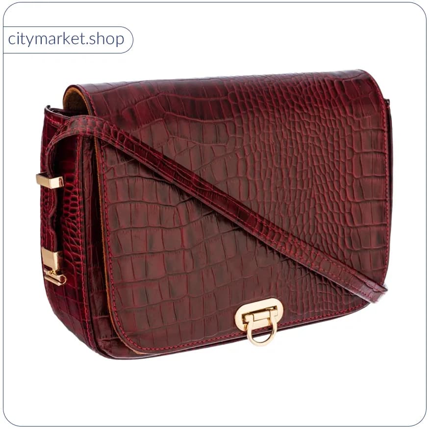 کیف دوشی زنانه چرم C113 — تصویر ۳