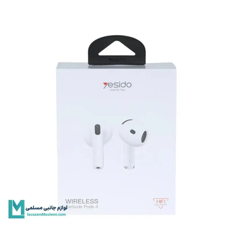 هندزفری بی سیم یسیدو مدل Pods Pro4 JB28 سفید کد EV1028 | لوازم جانبی مسلمی — تصویر ۲