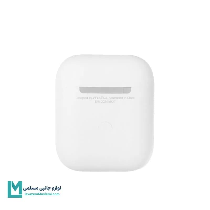 هندزفری بی سیم VIPLATINA مدل VT29 سفید کد EV1018 | لوازم جانبی مسلمی — تصویر ۳