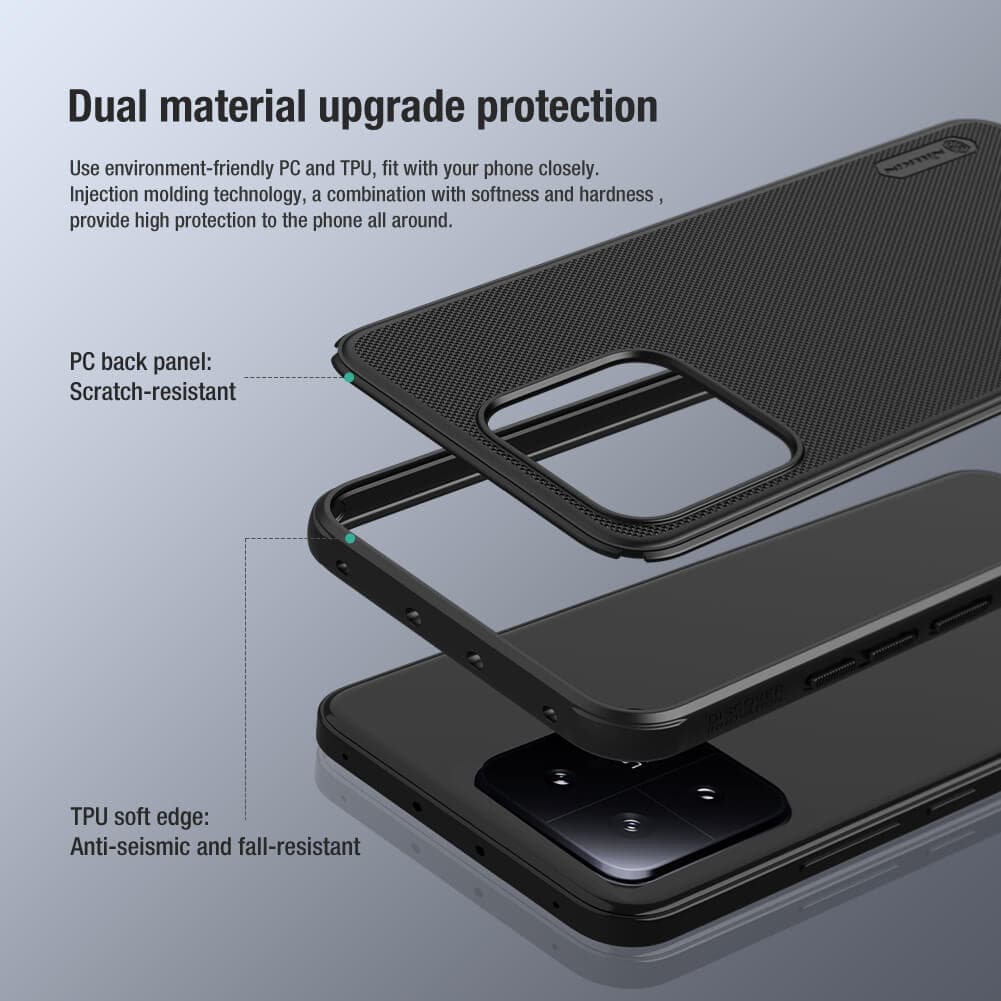 قاب نیلکین برای شیائومی Mi13 مدل Super Frosted Shield pro — تصویر ۳