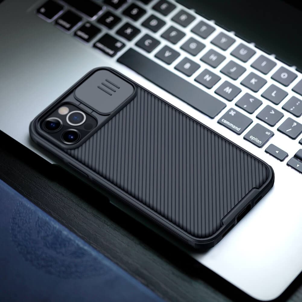 کاور نیلکین CamShield Proمناسب برای اپل Apple iPhone 12, iPhone 12 Pro — تصویر ۸
