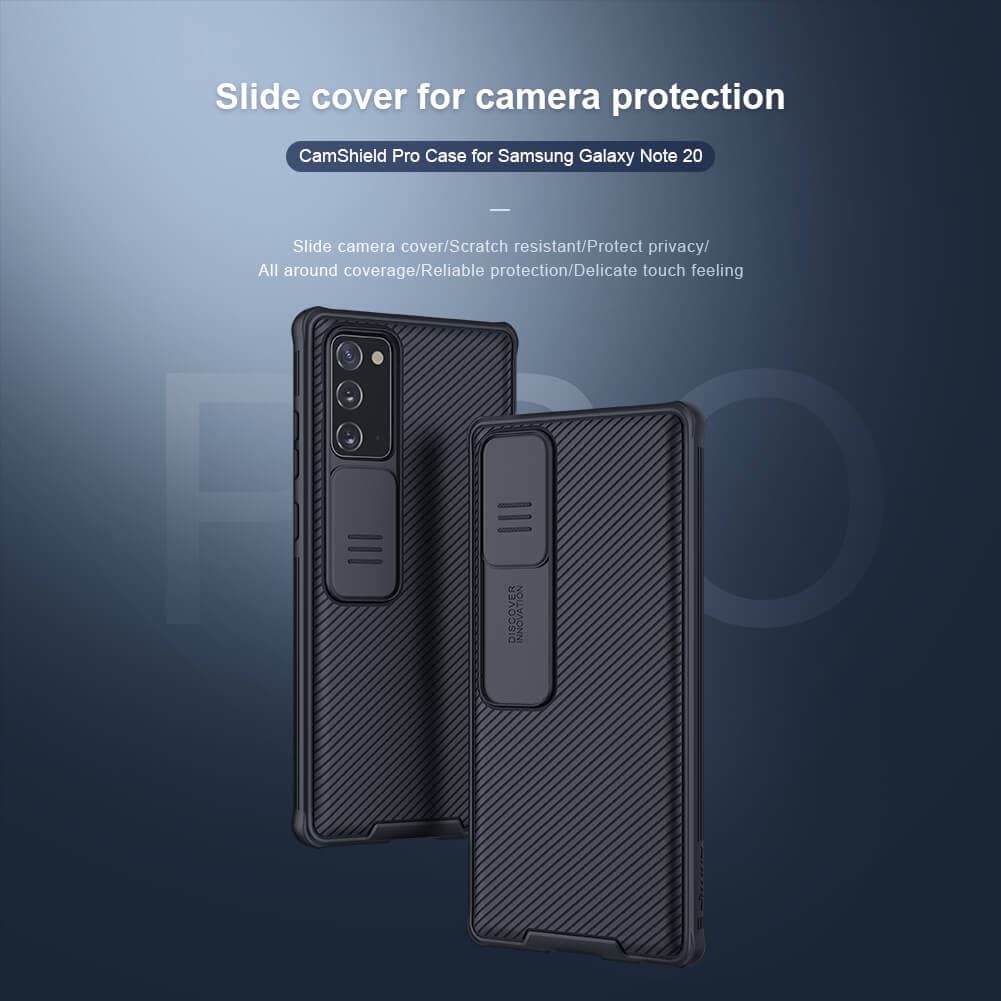 قاب نیلکین مدل Camshield pro برای گوشی موبایل سامسونگ Note 20