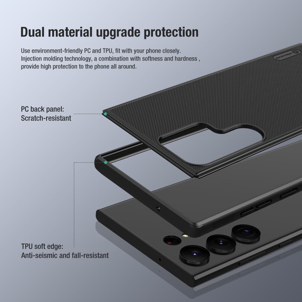 قاب نیلکین مدل Super Frosted Shield pro برای سامسونگ Galaxy 23ultra — تصویر ۳