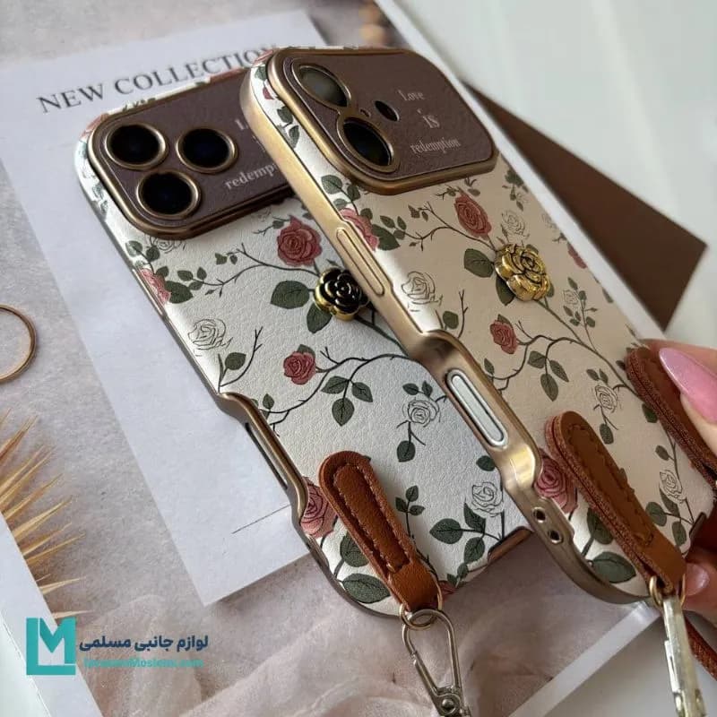 قاب گوشی فانتزی گل رز پاییزی کد C3781 | لوازم جانبی مسلمی — تصویر ۲