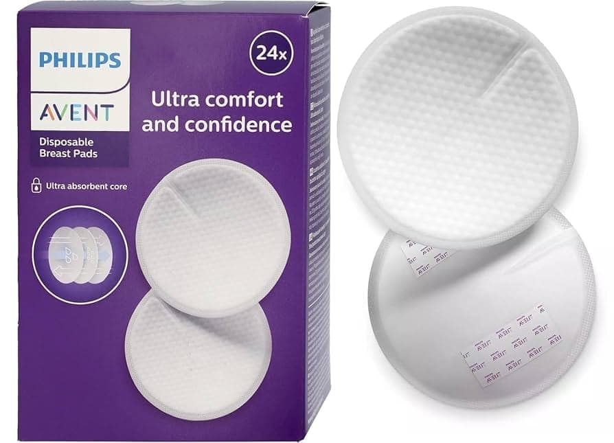 پد سینه 24 عددی فیلیپس اونت Philips Avent scf254/24 انقضا 2027.06 — تصویر ۳