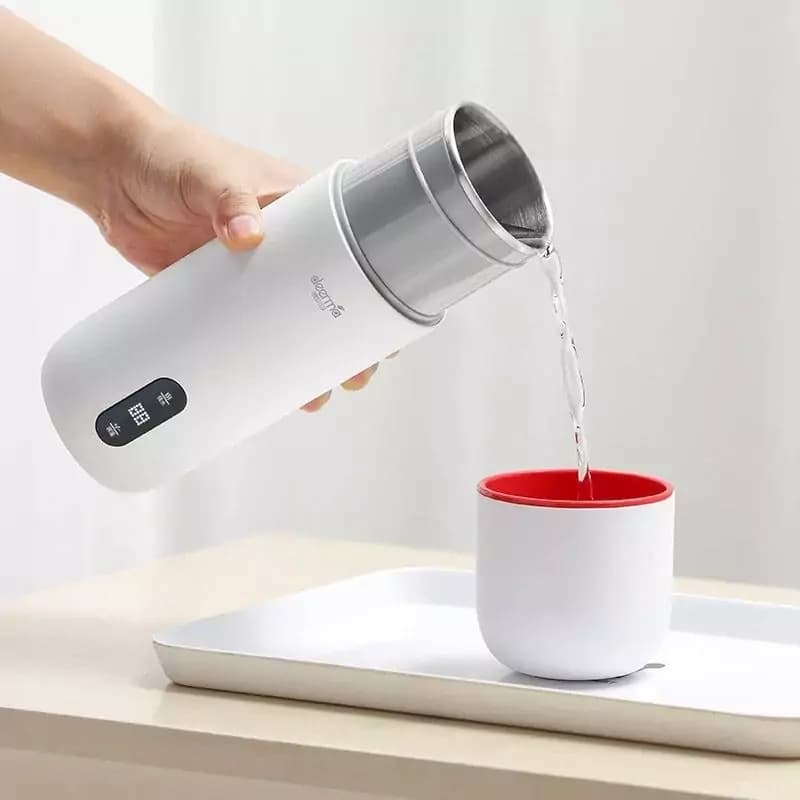 فلاسک برقی هوشمند قابل حمل شیائومی مدل Deerma 350ml DEM-DR035S (ارسال رایگان) — تصویر ۳