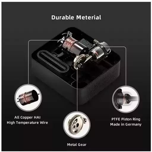 پمپ باد لاستیک شیائومی سونتی می مدل Xiaomi TP03 70MAI air compressor lite (ارسال رایگان) — تصویر ۷