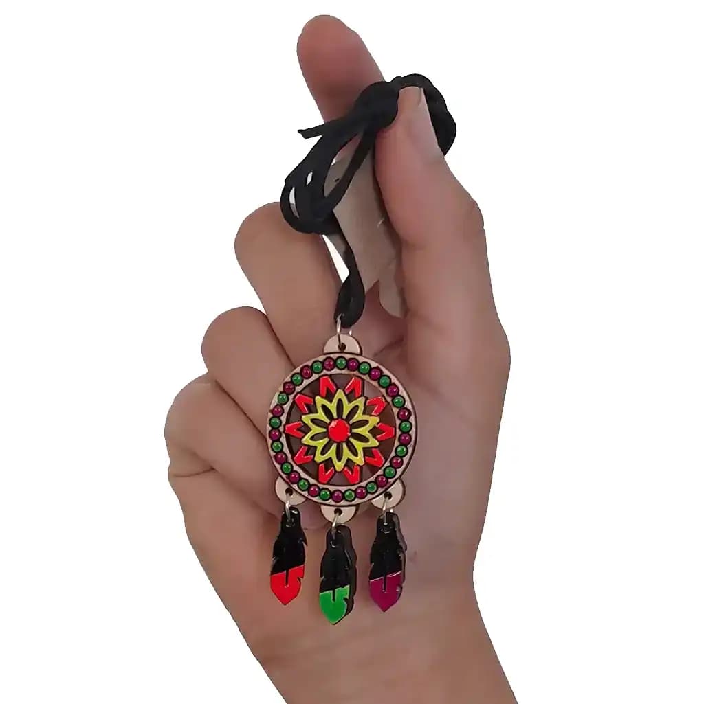 گردنبند طرح دریم کچر بلک لایت — تصویر ۳