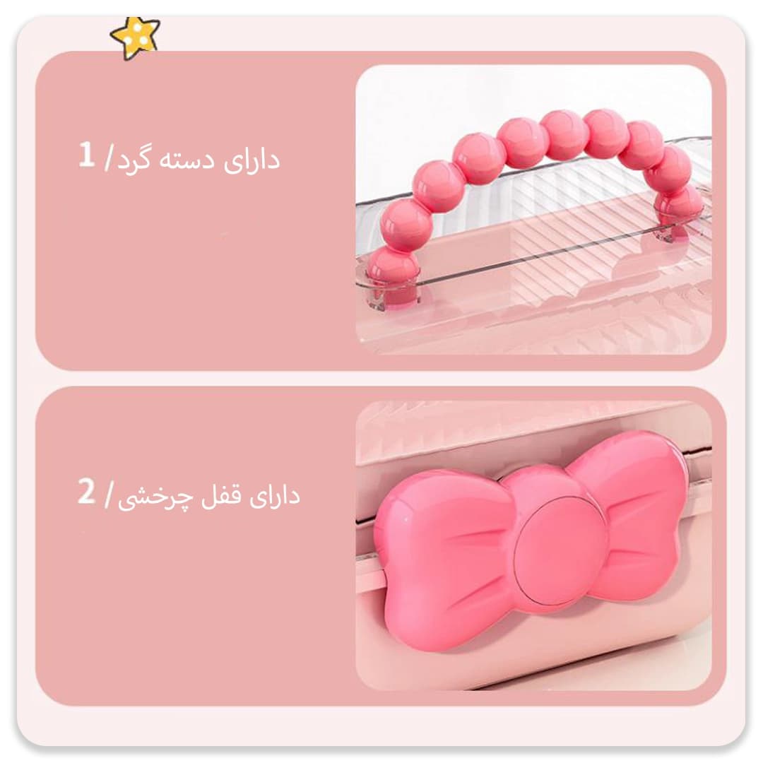 جعبه دارو طبقاتی پاپیونی — تصویر ۵