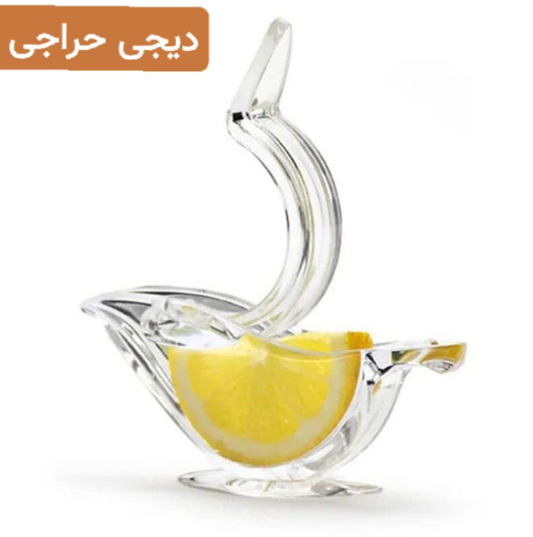 آبمیوهگیری دستی شفاف طرح پرنده – طراحی فانتزی و کاربردی برای آشپزخانه