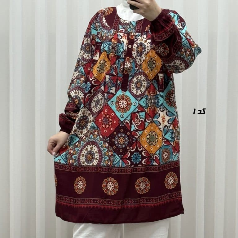 تونیک سایزبزرگ اندونزی مدل ستاره بزرگ کد 1847 — تصویر ۹