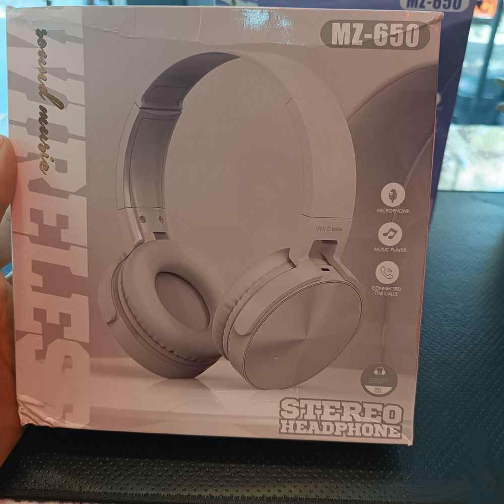 هدفون بلوتوث MZ-650 تاشو ورزشی با باتری قوی — تصویر ۶