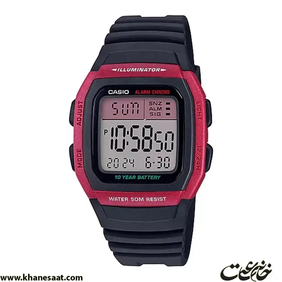 ساعت مچی زنانه کاسیو اصل مدل W-96H-4A — تصویر ۲