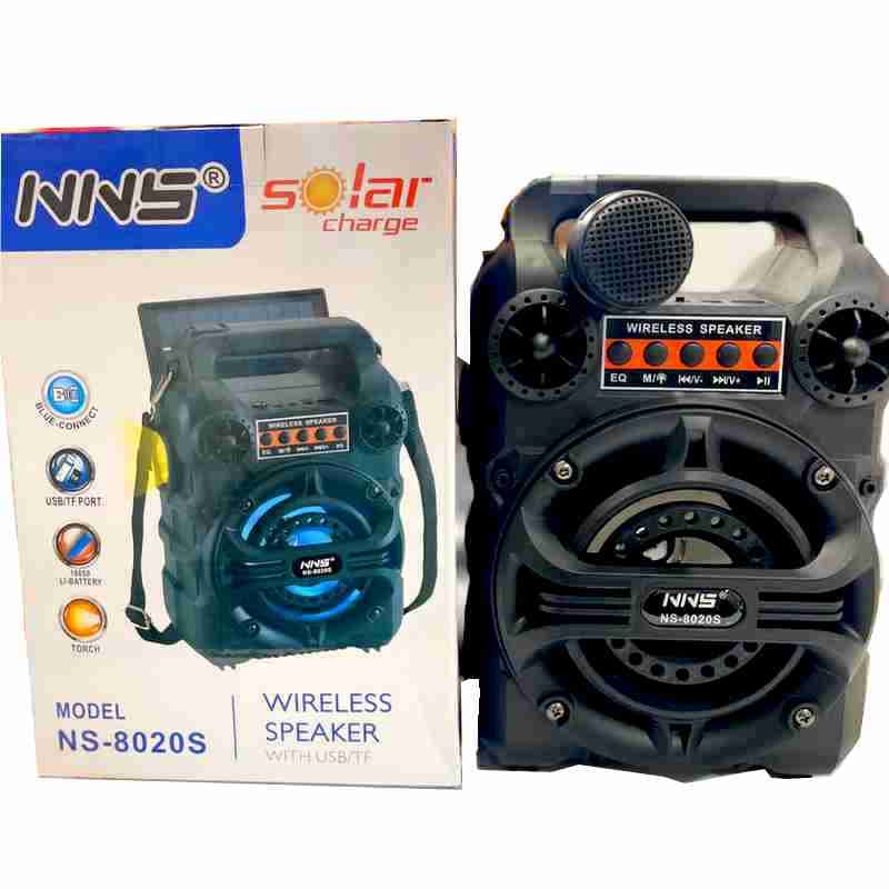 اسپیکر خورشیدی NS-8020S رادیو و چراغ قوه — تصویر ۵