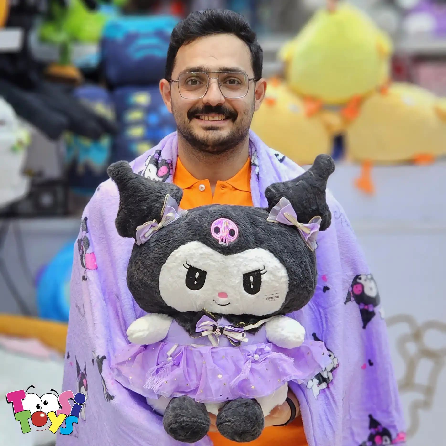 عروسک پتو بالشتی کرومی و لباس سارافان — تصویر ۲