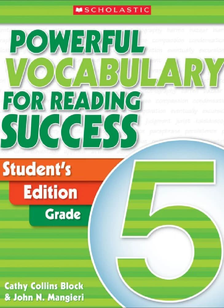 کتاب Powerful Vocabulary for Reading Success Students 5 (واژگان قدرتمند برای موفقیت در خواندن، دانشآموزان ۵) نسخه انگلیسی PDF