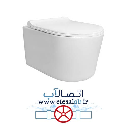 توالت فرنگی وال هنگ مروارید درجه دو مدل دسپینا سایز 49
