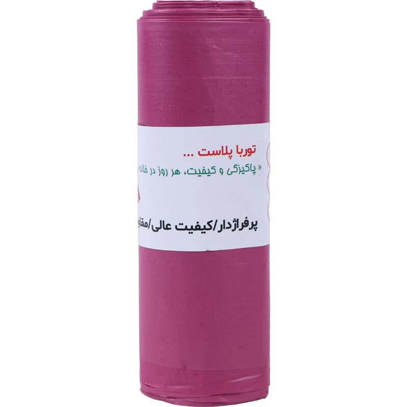کیسه زباله رولی رنگی توربا سایز 70*55 سانتی متر 3 رول — تصویر ۴