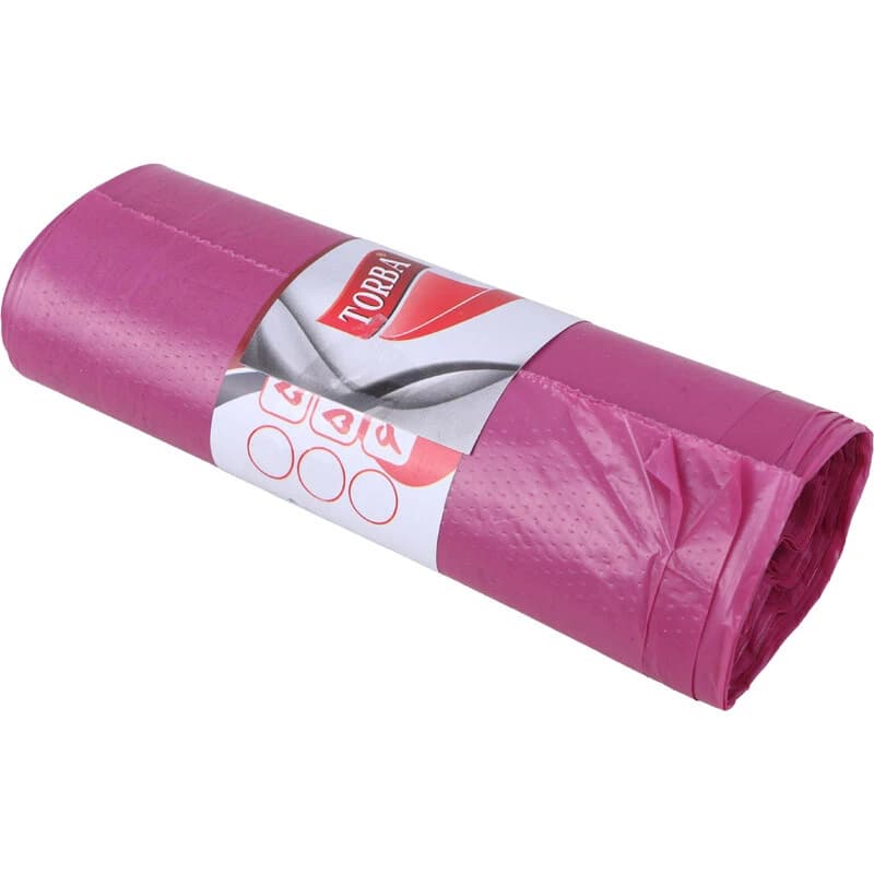 کیسه زباله رولی رنگی توربا سایز 70*55 سانتی متر 3 رول — تصویر ۳